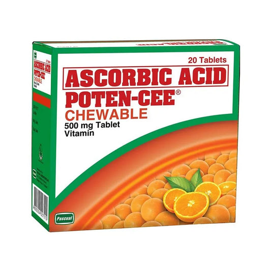 Ascorbic Acid Poten-CEE Chewable 500mg Tablet