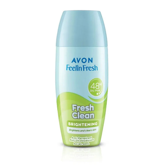 Avon Feelin Fresh Brightening Fresh Clean Anti-Perspirant Roll-On 40ml