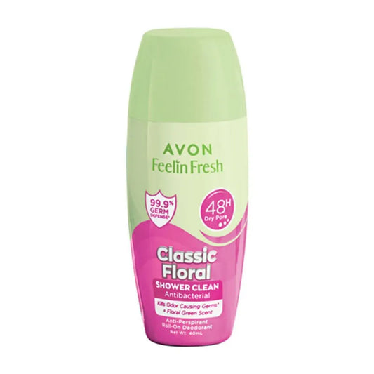 Avon Feelin Fresh Classic Floral Anti-Perspirant Roll-On Deodorant 40ml