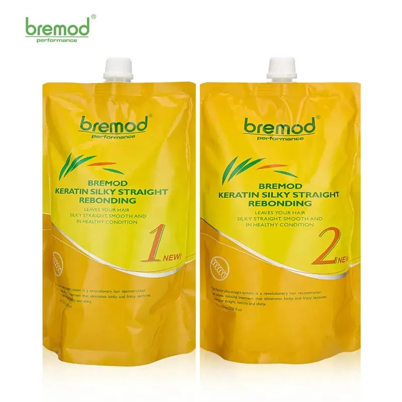 Bremod Keratin Silky Straight Rebonding Set (1+2)